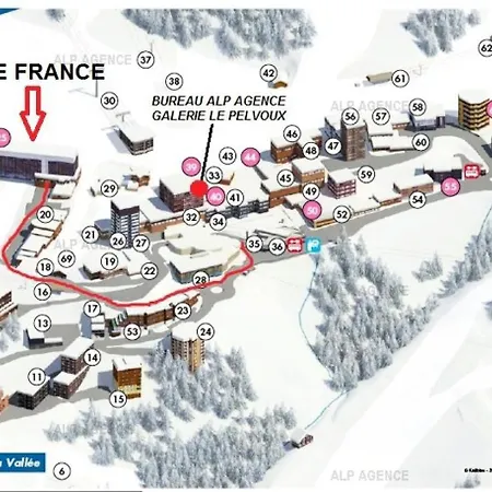 Le France - 2 Pers - Le France - 204fr -plagne Centre Mae-8904 Apartment La Plagne-Tarentaise